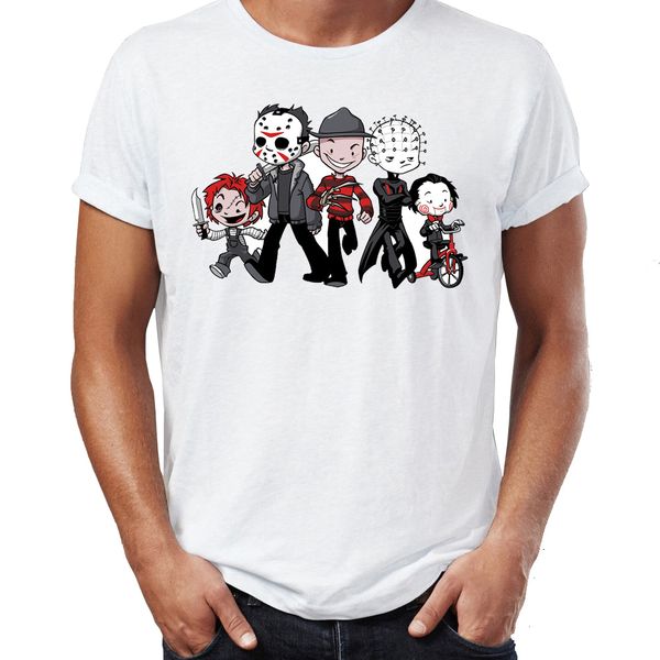 

men's t shirt jigsaw saw jason friday the 13th chucky horror friends artsy awesome artwork printed tee sport hooded sweatshirt hoodie