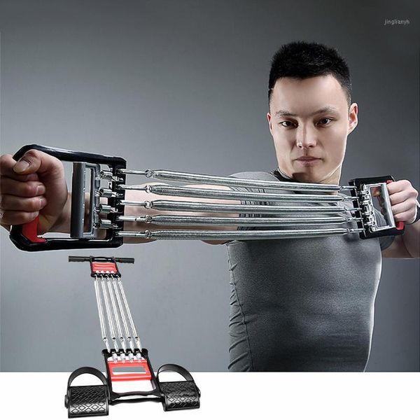 

resistance bands spring hand gripper pedal arm chest expander fitness tension puller stainless steel muscles exercise breast training puller