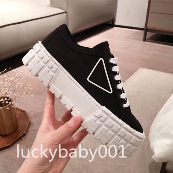 

2021 new high-end quality nylon sneakers comfortable casual shoes women shoes fashion handmade to increase the sole, Black;red
