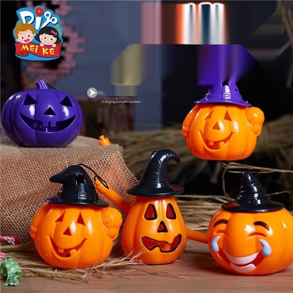 

uwjti luminous lantern portable children's bag props pumpkin toy prop pumpkin candy can halloween luminous lantern decorative bucket or