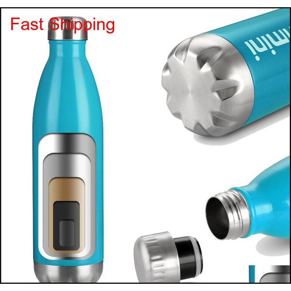 

zanmini double wall insulated 500ml/750ml outdoor sports stainless steel drink water cup beer cola thermos termos qylbfu packing2010