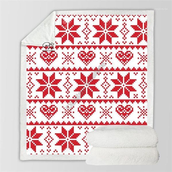 

plstar cosmos christmas elements funny character blanket 3d print sherpa blanket on bed home textiles dreamlike style-121