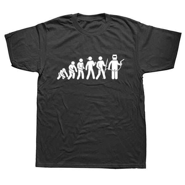 

sport evolution welding t shirt men novelty funny mens crew neck work welder tool short sleeve clothing