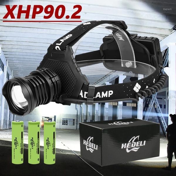 

300000 lm xhp90.2 led headlight xhp90 high power head lamp torch usb 18650 rechargeable xhp70 head light xhp50 zoom led headlamp1