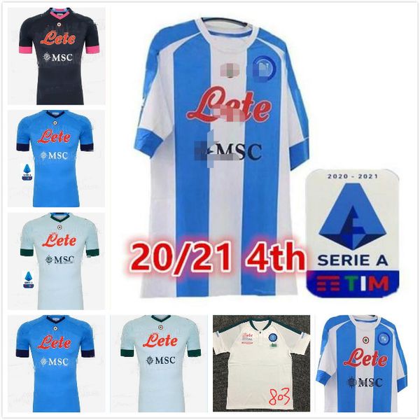 

s-xxl 20 21 maradona soccer jersey home away 3rd blue 2020 2021 milik zielinski hamsik insigne mertens callejon player rog football shirts, Black;yellow