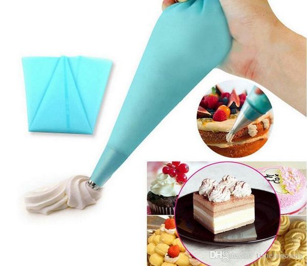 

silicone kitchen accessories icing piping cream pastry bag diy cake decorating tool cream squeeze tips set