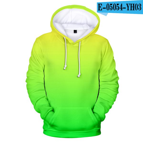 

neon green men/women clothes store for customization 3d hoodie sweatshirt street colorful print hip hop trend 4xl, Black