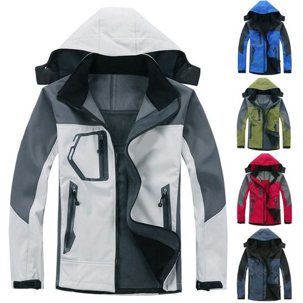 

2021 ski jacket coat warm winter waterproof windbreaker hooded raincoat jacket pocket women outwear cycling #t2g, Black;brown