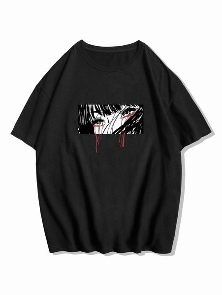 

romwe guys comics graphic tee 57pt#, White;black