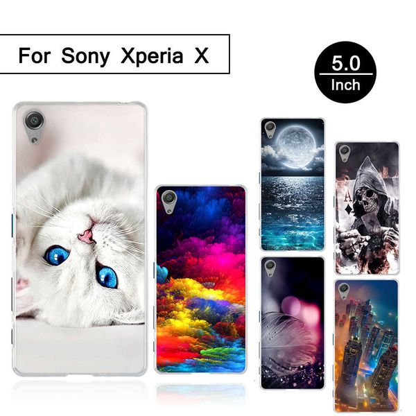 

sewqf5121 f5122 soft silicone back sony xperia x tpu printing cover, mobile phone covervtrvgt
