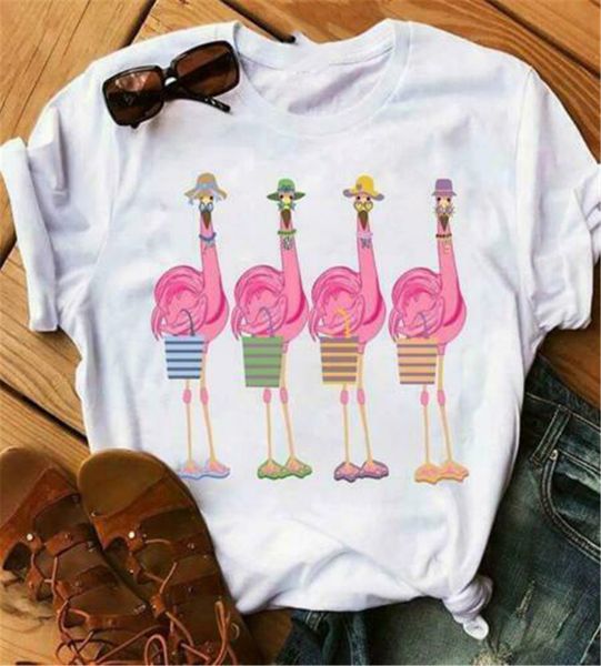 

flamingo shopping ladies t-shirt cotton s-3xl light tee shirt sport hooded sweatshirt hoodie