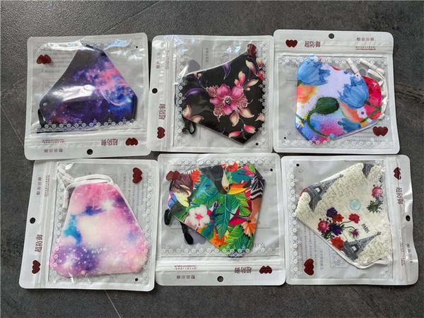 

mask designer face reusable fashion 20pcs black face masks clown starry sky tower adjusta 0dlx