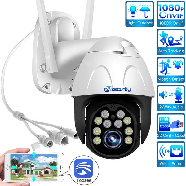 

1080p wireless ip camera outdoor speed dome camera auto tracking cloud cctv security video surveillance wifi ptz camera yoosee