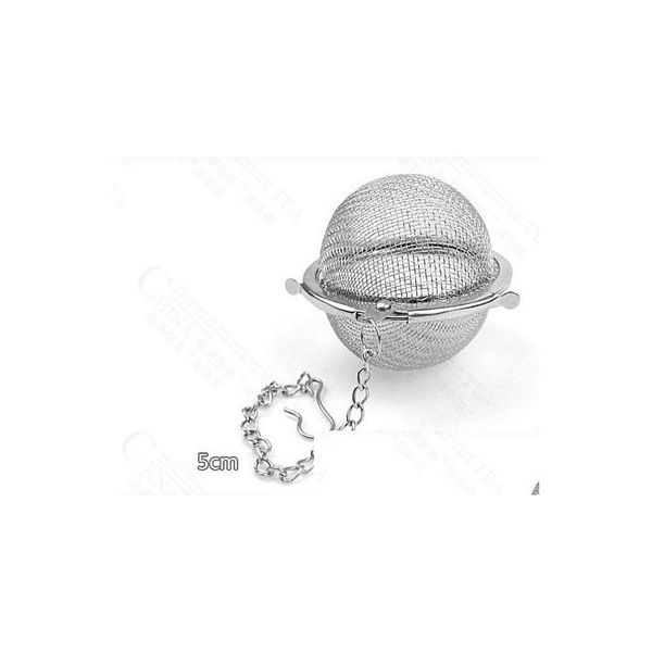 

stainless steel tea pot infuser sphere mesh tea strainer filler bal jlldak xmh_home