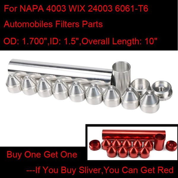 

pintudy hand tool sets 1-3/4"x10 napa 4003 wix 24003 6061-t6 fuel filters fuel trap solvent filter automobiles filters parts new