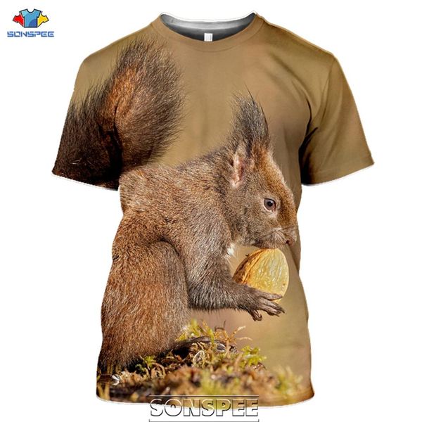 

new animal squirrel 3d print shirts graphic harajuku horror men clothing