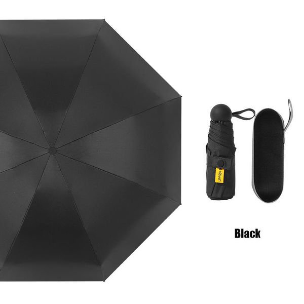 

мини капсула зонтик 5 складного дождь и солнце vinyl солнцезащитного 8 кость зонтик 5 складных женщины карманного umbrellara в женщине bbypm