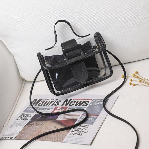 

new bag 2020 transparent mobile phone bag jelly son mother korean fashion one-shoulder cross-body for women wholesale