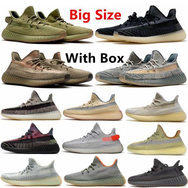 

tail light cinder reflective kanye west mens women running shoes yecheil zebra blue tint static desert sage earth sports outdoor shoe