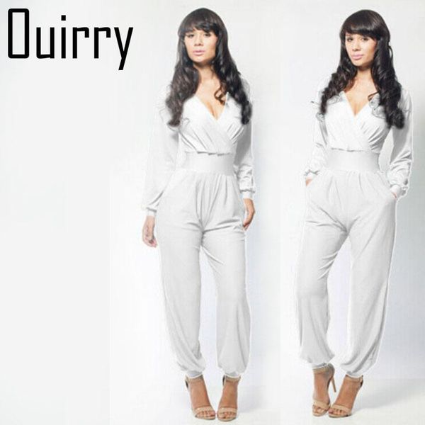 

ouirry new spring summer v collar, jumpsuit ,bohemian style1, Black;white