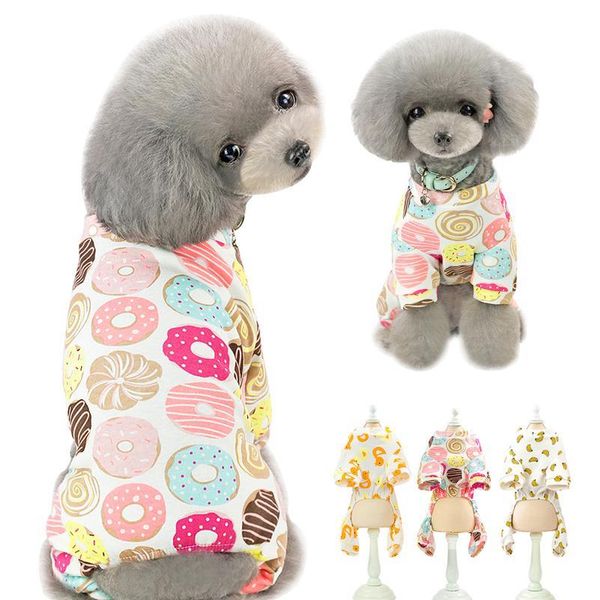 

cute small dog clothes sweet pet dog jumpsuit pajama for small dogs cats chihuahua puppy jumpsuit pet bbysft
