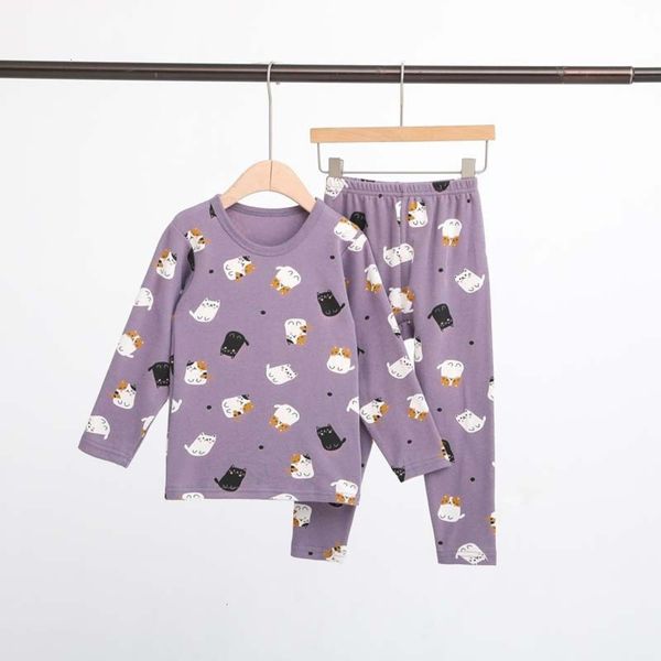 

warm underwear suit in autumn children's and wintert9a6, Blue;red