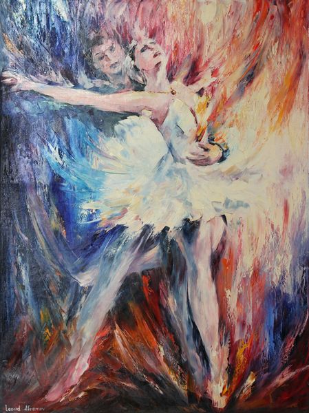 

леонид afremov па-де-де ii home decor расписанную hd печать картина маслом на холсте стены искусства холст картинки для гостиной 201007