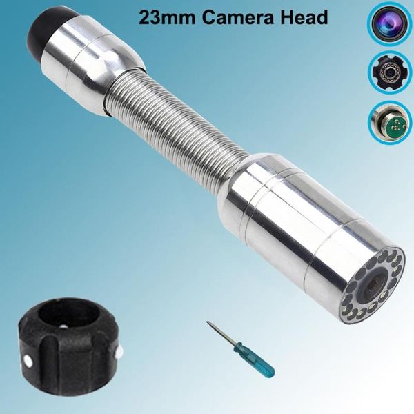 

23mm cameras for pipe drain sewer inspection camera head replacement only fit tp9000/tp9200/tp9300 pipeline endoscope inspection
