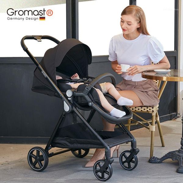 

strollers# high landscape baby stroller aluminum frame born luxious light weight easy carry1