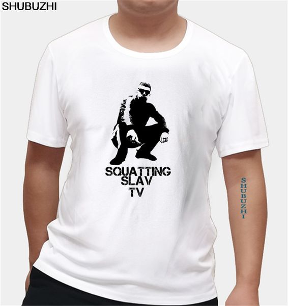 

men's squatting slav tv original t-shirt printed casual t shirt shirts tees euro size sport hooded sweatshirt hoodie