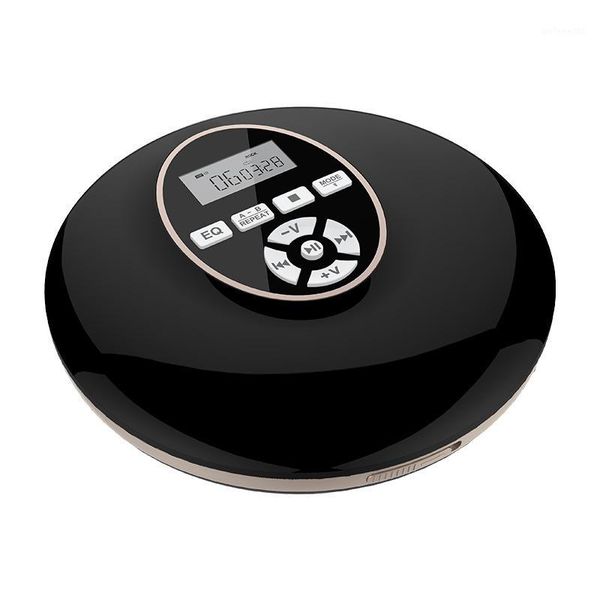 

portable cd player with bluetooth walkman player with lcd display audio 3.5mm jack for gift(black)1