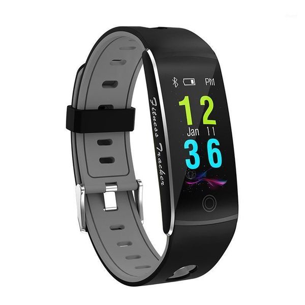 

2020 new body temperature monitor smart wristbands ip68 waterproof swimming fitness bracelet alarm heart rate health smart bands1