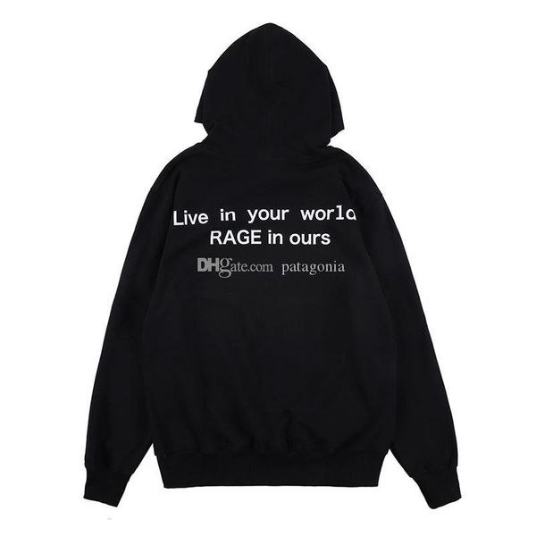 

rapper world hoodie hip hop men women casual long sleeve earth on fire mens pullover sweatshirt s-xl, Black