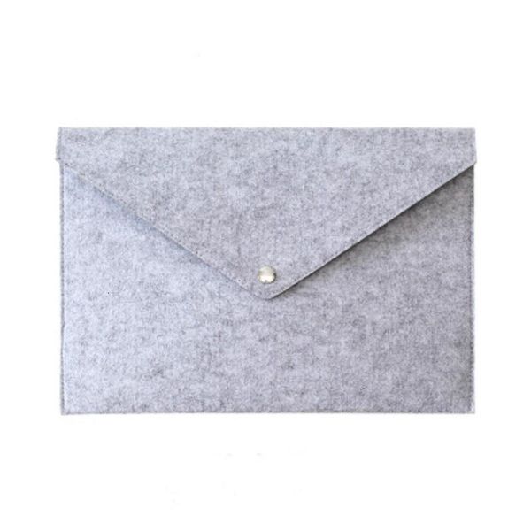 

a4 button durable folders felt filing supplies file pocket creative portable archival bag school office articles 4ry dhl free