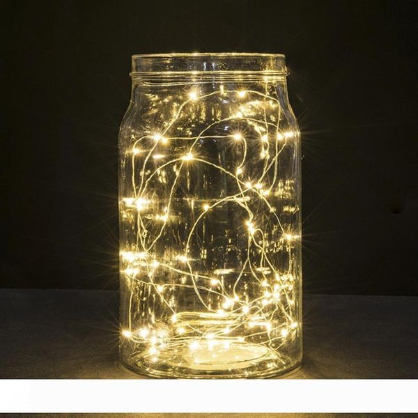 

led operated 20leds wire battery power 2m copper fairy string lights for christmas xmas home wedding event party dx7rx