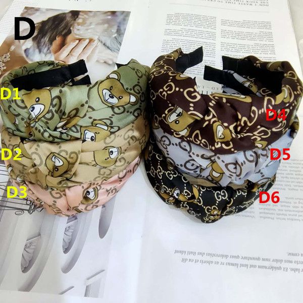 

2020 headband fashion hairbands fashion hair band bow print headbands factroy price wholesale, Black;brown