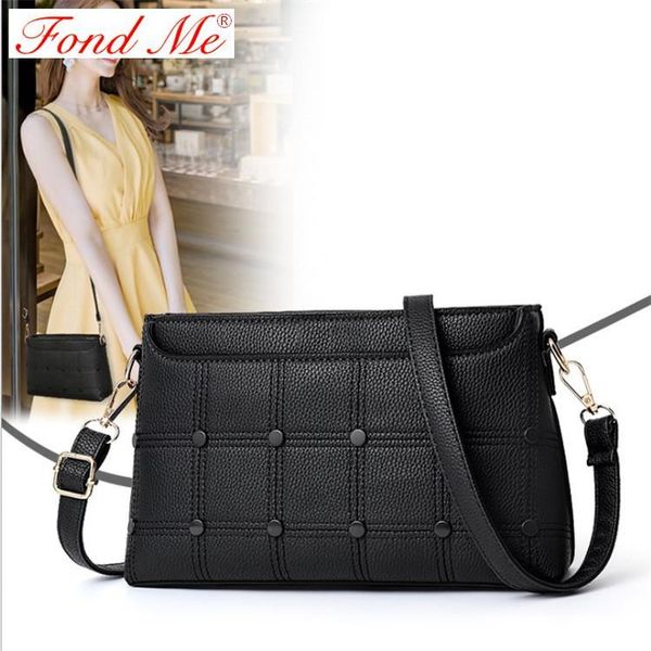 

new fashion solid color shoulder crossbody small square bag