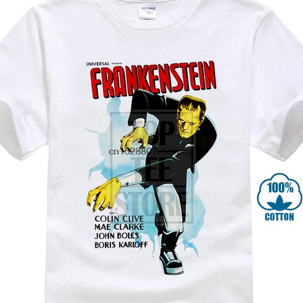 

t shirt film frankenstein grau mit bild poster kino horror vintage sport hooded sweatshirt hoodie