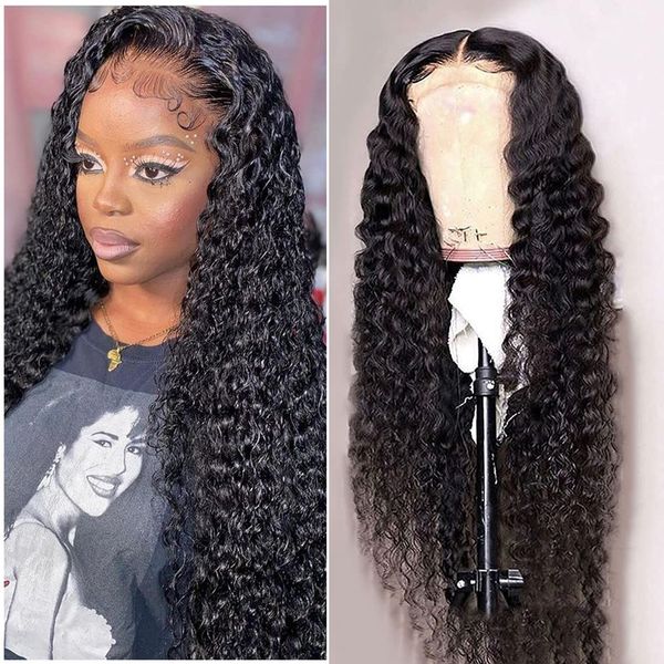 

lx brand deep curly wigs long synthetic lace front wig pelucas de mujer cosplay party black wig for black women daily usedfactory direct