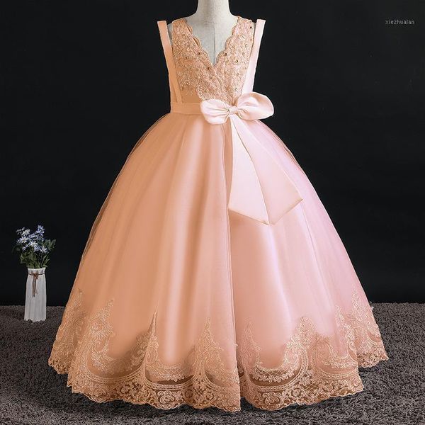 

girl's dresses 1207tutu embroidery princess baby girl dress 2021 spring party wedding easter day kid for wholesale child clothes1, Red;yellow