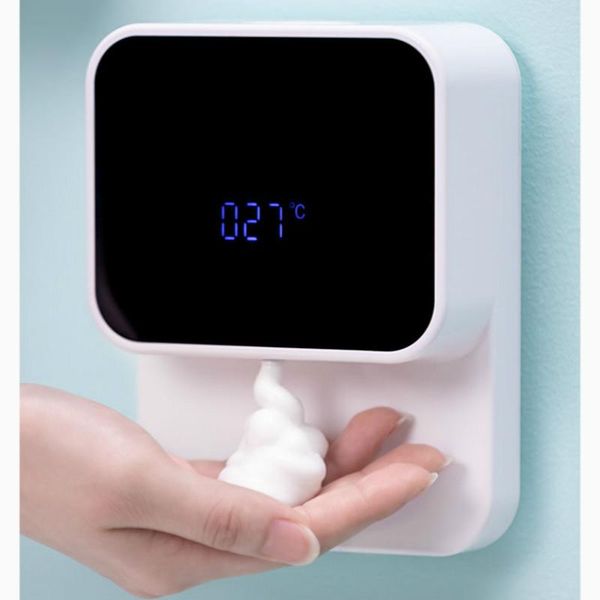 

automatic soap dispenser non-contact induction hand sanitizer for bathroom and kitchen detergent dispenser wall-mounted
