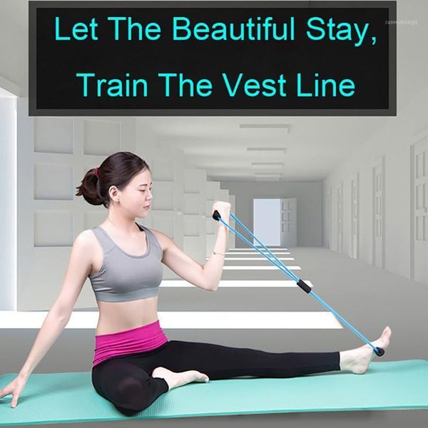 

resistance bands pilates yoga belt slackline stretch band mat strap training tools flex bar pull up assist accessories #41