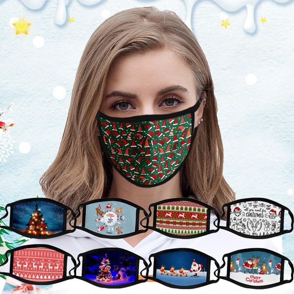 

face mask men women christmas print cotton mouth mask washable reusable windproof outdoor double layer mask wmtieq mywjqq