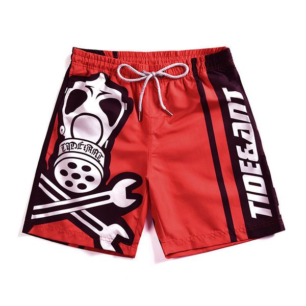 

fashion men's designer beach shorts cartoon strawberry ice cream printing quick drying beach pants men's large size loose five pan, White;black
