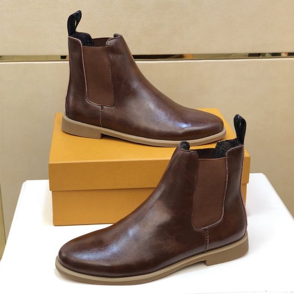 

2020 new product men's high-casual shoes upper imported cowhide cashmere lining comfortable and warm, Black
