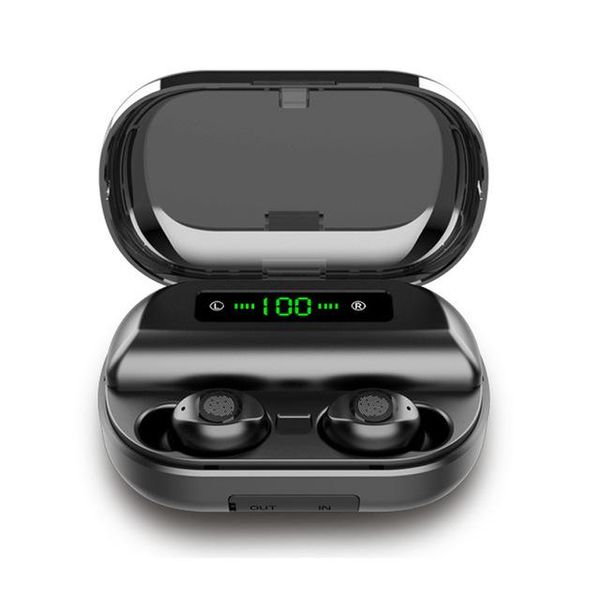 

headphones & earphones tws v12 bluetooth headset, led touch wireless gaming 9d stereo bass
