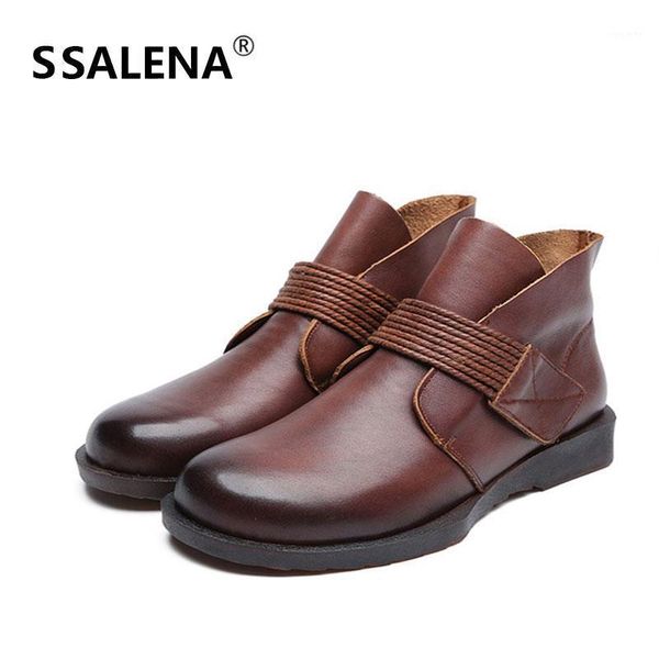 

women winter solid round toe boots female classic hook and loop fashion shoes ladies genuine leather shoes 603101, Black