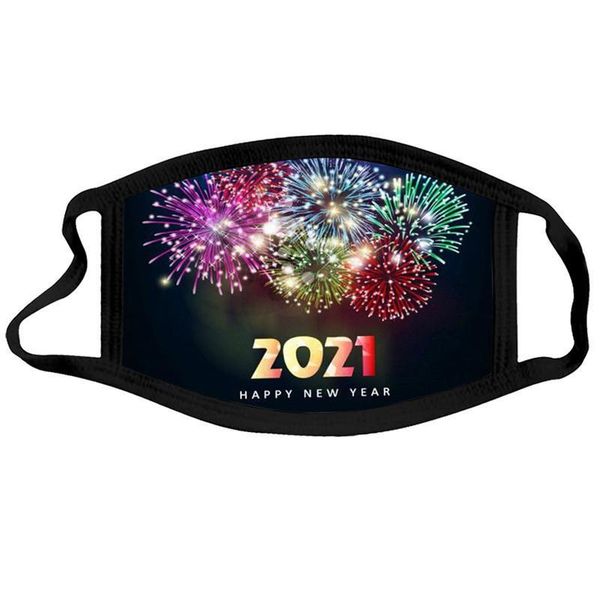 

year 2021 mask face designer mask kids new christmas washable dust and haze mouth masks happy new year men women m