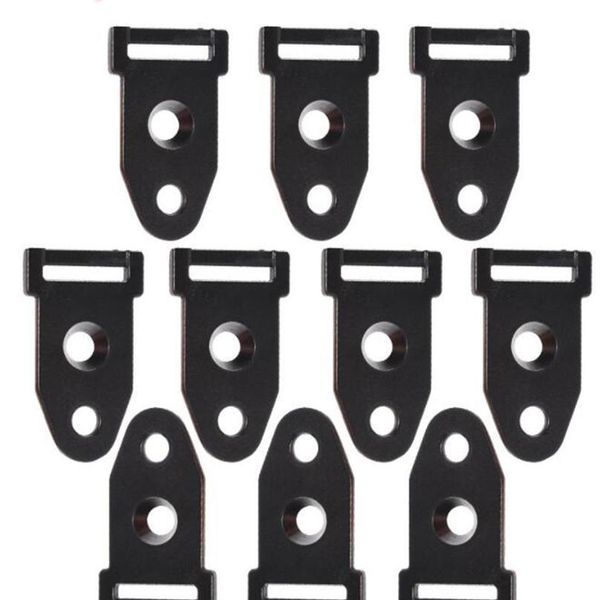 

1pc black plastic ground tent clip tensioners awning swing tent feet clamp lock carabiner camping outdoor tool tent acc qylbip