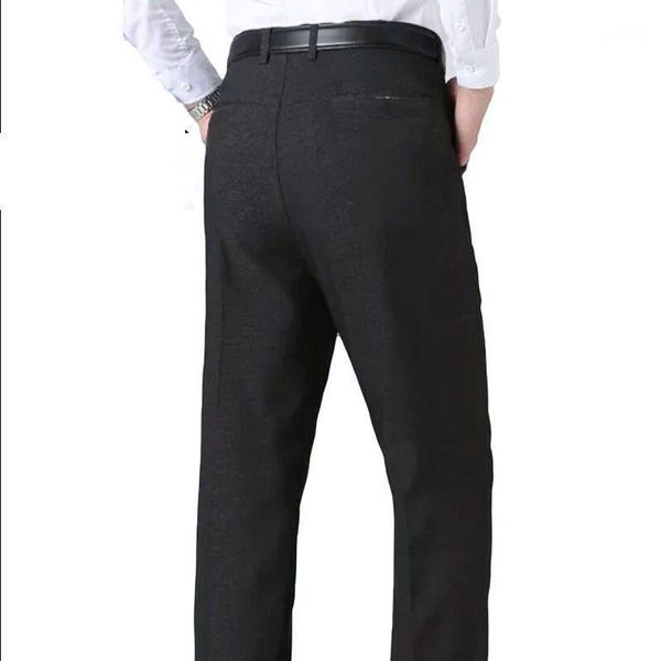 

2020 fashion men's dress suit pants classic business dress plus size 40 casual straight trousers suit pants male pantalon hombre1, White;black